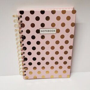 Pink & Gold Dots Notebook (New)